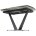 Стол ALATRI 120 GLOSS AMBER JADE SOLID CERAMIC / BLACK, ®DISAUR 
