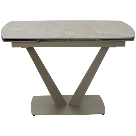 Стол ALATRI 120 MATT LATTE STONE SOLID CERAMIC / TAUPE, ®DISAUR 