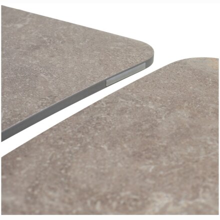 Стол ALATRI 120 MATT LATTE STONE SOLID CERAMIC / TAUPE, ®DISAUR 