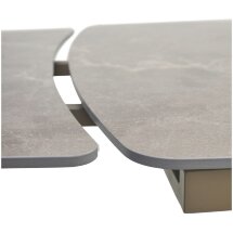 Стол ALATRI 120 MATT LATTE STONE SOLID CERAMIC / TAUPE, ®DISAUR