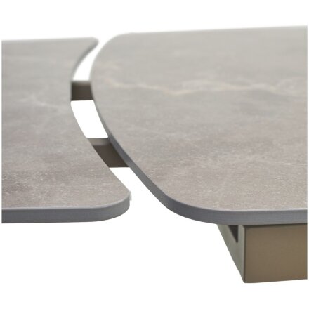 Стол ALATRI 120 MATT LATTE STONE SOLID CERAMIC / TAUPE, ®DISAUR 