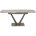 Стол ALATRI 120 MATT LATTE STONE SOLID CERAMIC / TAUPE, ®DISAUR 