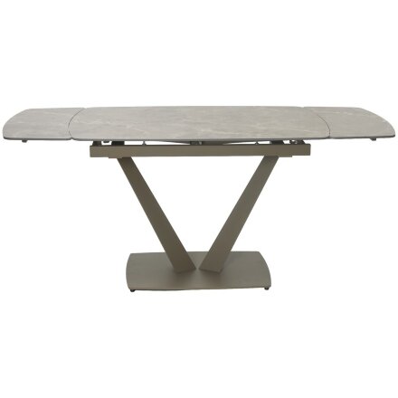 Стол ALATRI 120 MATT LATTE STONE SOLID CERAMIC / TAUPE, ®DISAUR 