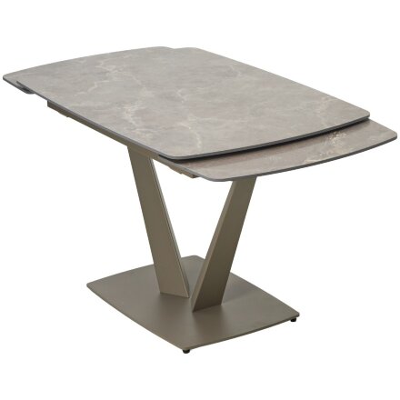 Стол ALATRI 120 MATT LATTE STONE SOLID CERAMIC / TAUPE, ®DISAUR 
