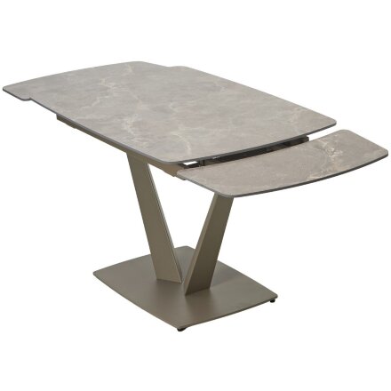 Стол ALATRI 120 MATT LATTE STONE SOLID CERAMIC / TAUPE, ®DISAUR 