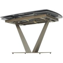 Стол ALATRI 120 MATT LATTE STONE SOLID CERAMIC / TAUPE, ®DISAUR