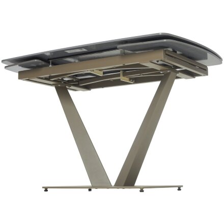 Стол ALATRI 120 MATT LATTE STONE SOLID CERAMIC / TAUPE, ®DISAUR 