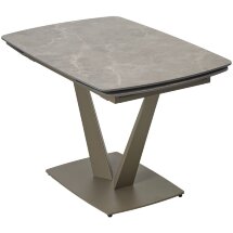 Стол ALATRI 120 MATT LATTE STONE SOLID CERAMIC / TAUPE, ®DISAUR
