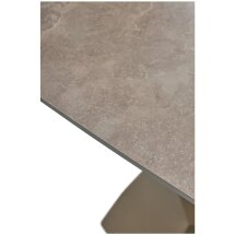 Стол ALATRI 120 MATT LATTE STONE SOLID CERAMIC / TAUPE, ®DISAUR