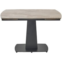 Стол BALDE 120 GLOSS AMBER JADE SOLID CERAMIC / BLACK, ®DISAUR