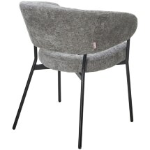 Стул SAGE 3018-17 серый, шенилл / черный каркас, ®DISAUR