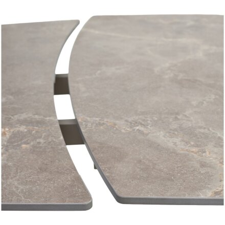 Стол BALDE 120 MATT LATTE STONE SOLID CERAMIC/ TAUPE, ®DISAUR 