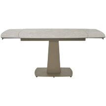 Стол BALDE 120 MATT LATTE STONE SOLID CERAMIC/ TAUPE, ®DISAUR