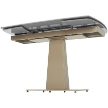 Стол BALDE 120 MATT LATTE STONE SOLID CERAMIC/ TAUPE, ®DISAUR