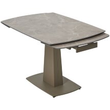 Стол BALDE 120 MATT LATTE STONE SOLID CERAMIC/ TAUPE, ®DISAUR