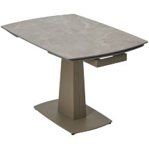 Стол BALDE 120 MATT LATTE STONE SOLID CERAMIC/ TAUPE, ®DISAUR
