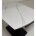 Стол BALDE 120 MATT WHITE MARBLE SOLID CERAMIC / BLACK, ®DISAUR 