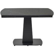 Стол BALDE 120 MATT BLACK MARBLE SOLID CERAMIC / BLACK, ®DISAUR