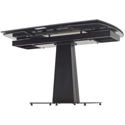 Стол BALDE 120 MATT BLACK MARBLE SOLID CERAMIC / BLACK, ®DISAUR 