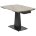 Стол BALDE 140 GLOSS AMBER JADE SOLID CERAMIC / BLACK, ®DISAUR 