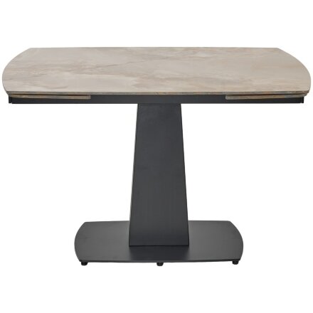 Стол BALDE 140 GLOSS AMBER JADE SOLID CERAMIC / BLACK, ®DISAUR 