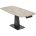 Стол BALDE 140 GLOSS AMBER JADE SOLID CERAMIC / BLACK, ®DISAUR 
