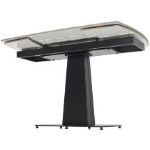 Стол BALDE 140 GLOSS AMBER JADE SOLID CERAMIC / BLACK, ®DISAUR