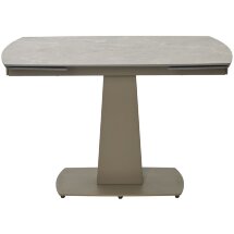 Стол BALDE 140 MATT LATTE STONE SOLID CERAMIC / TAUPE, ®DISAUR
