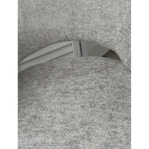 Стул NURI 180 град. поворот. 3018-03 светло-серый, шенилл/ черный каркас, ®DISAUR
