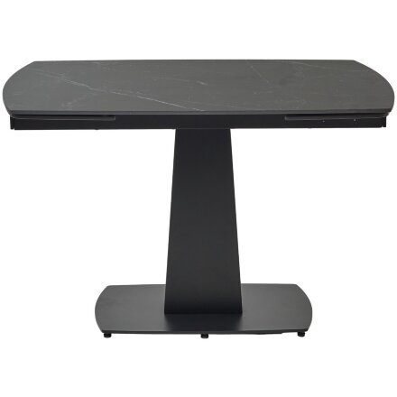 Стол BALDE 140 MATT BLACK MARBLE SOLID CERAMIC / BLACK, ®DISAUR 