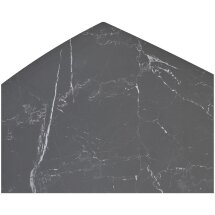 Стол BALDE 140 MATT BLACK MARBLE SOLID CERAMIC / BLACK, ®DISAUR