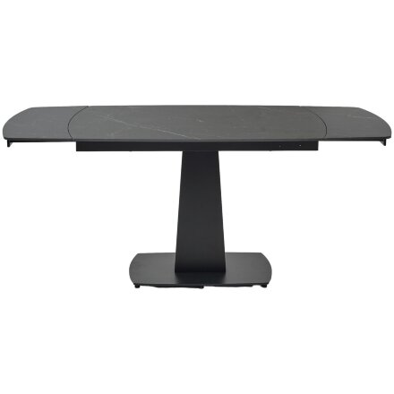 Стол BALDE 140 MATT BLACK MARBLE SOLID CERAMIC / BLACK, ®DISAUR 