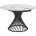 Стол BUENO 120 GLOSS GOLDEN JADE SOLID CERAMIC / BLACK, ®DISAUR 