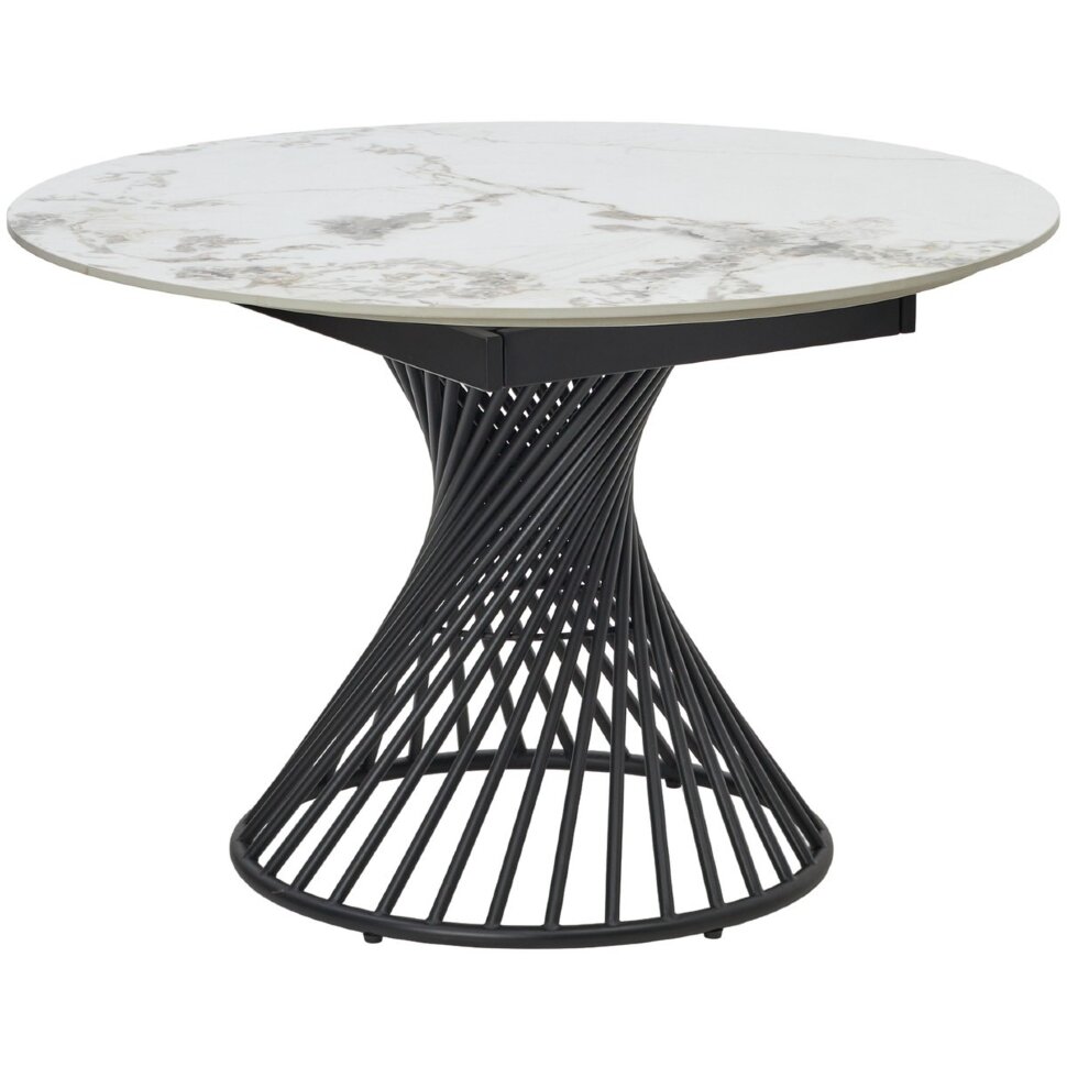 Стол BUENO 120 GLOSS GOLDEN JADE SOLID CERAMIC / BLACK, ®DISAUR Стол BUENO 120 GLOSS GOLDEN JADE SOLID CERAMIC / BLACK, ®DISAUR