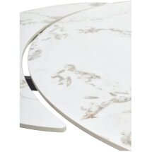 Стол BUENO 120 GLOSS GOLDEN JADE SOLID CERAMIC / BLACK, ®DISAUR