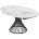 Стол BUENO 120 GLOSS GOLDEN JADE SOLID CERAMIC / BLACK, ®DISAUR 