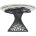 Стол BUENO 120 GLOSS GOLDEN JADE SOLID CERAMIC / BLACK, ®DISAUR 
