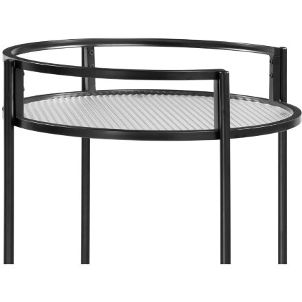 Журнальный стол Kotani 50х79 black / clear 