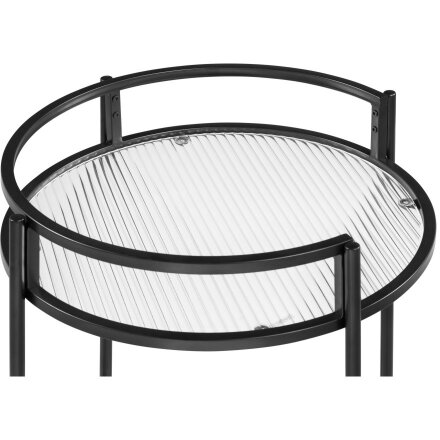 Журнальный стол Kotani 50х79 black / clear 