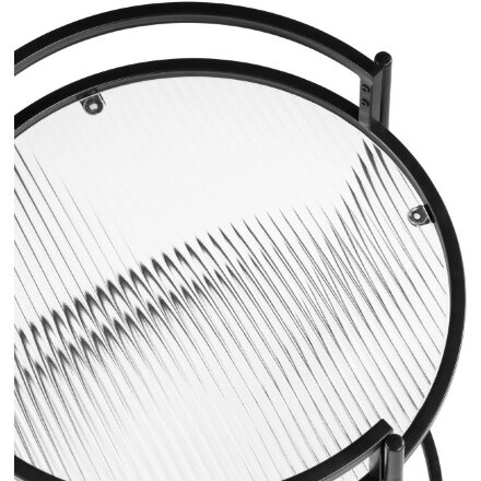 Журнальный стол Kotani 50х79 black / clear 
