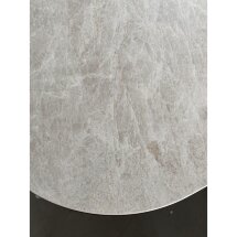 Стол ASTRID 200 TL-102 Бежевый мрамор, испанская керамика / Шоколадное золото каркас, ®DISAUR