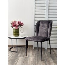 Стул SONDRIO Grey Color-32, велюр / каркас в &quot;чулках&quot;, ®DISAUR