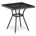 Плетеный стол T282BNT-W53-70x70 Brown