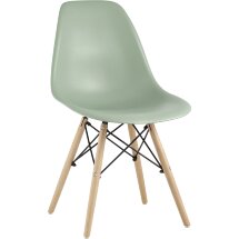 Стул Eames Style DSW серо-зеленый