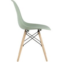 Стул Eames Style DSW серо-зеленый