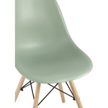 Стул Eames Style DSW серо-зеленый