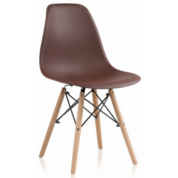 Пластиковый стул Eames PC-015 brown Пластиковый стул Eames PC-015 brown
