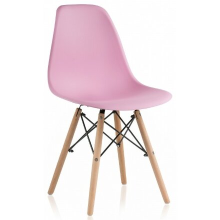 Пластиковый стул Eames PC-015 light pink 