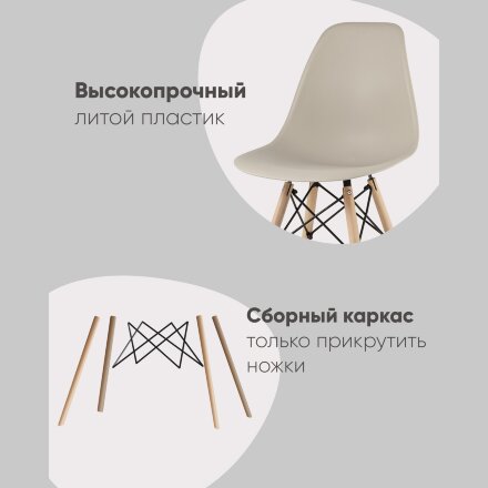 Стул Eames Style DSW красный 