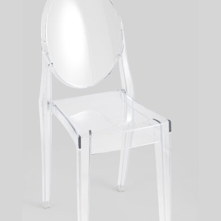 Стул Stool Group Victoria Ghost, прозрачный пластиковый 
